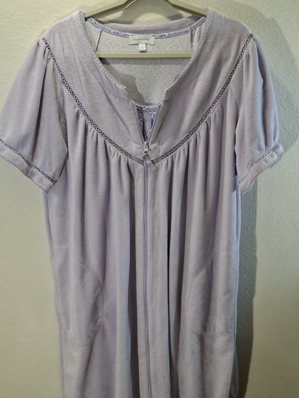 Lavender Grandma House Dress Gown - Picture 12 of 15